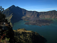 Crater Lake, Mt Rinjani, Indonesia